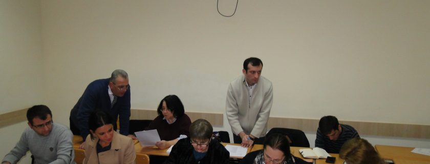 Business meeting was held with professors and lecturers of the Academy