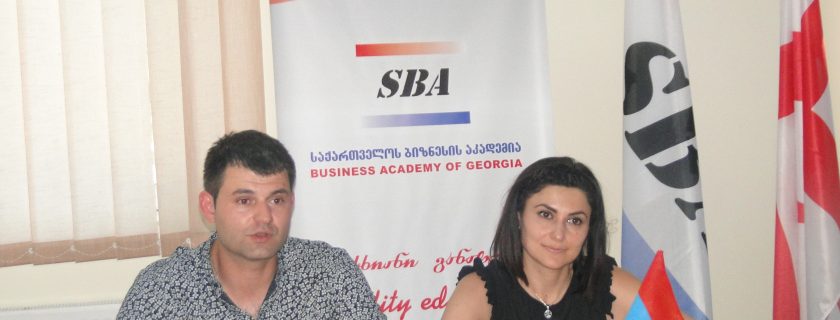 “Synergy” university visited Business Academy of Georgia – SBA